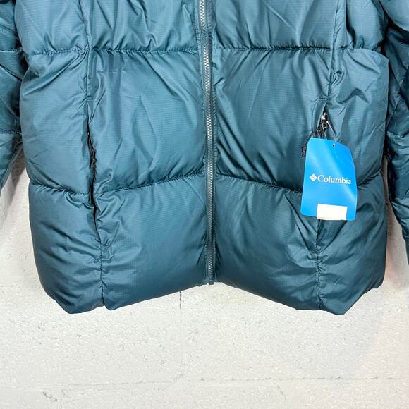 COLUMBIA Women's Puffect Colorblocked Jacket- night wave Small MSRP $180 - Picture 7 of 7